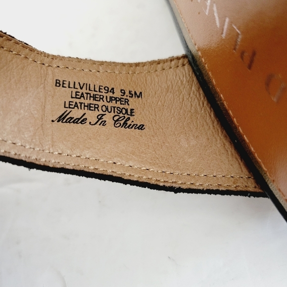 New Donald Pliner Women's Bellville Suede Crocco Wedge Sandals, Size 9,5 - Picture 8 of 8